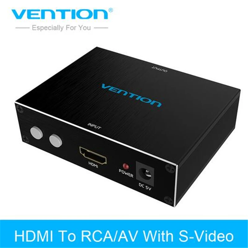 Адаптер Vention HDMI в RCA/AV аудио конвертер AV S Video R/L 720P 1080P для ПК PS3 Xbox HDTV VCR DVD RCA|vention hdmi|hdmi