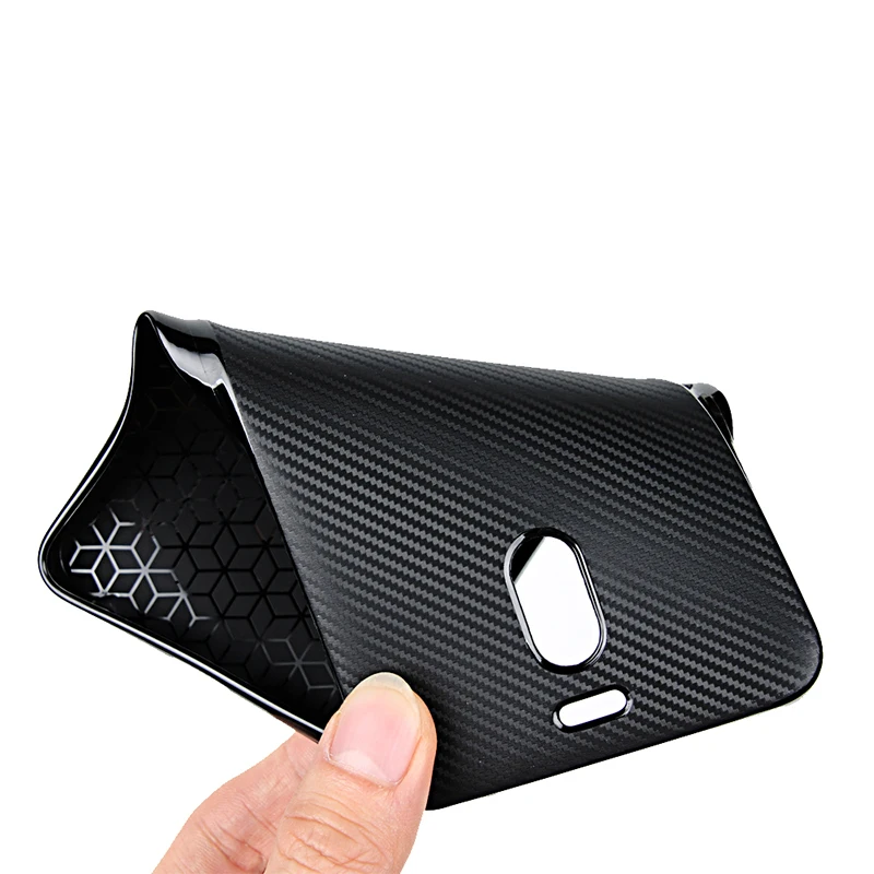 carbon fiber silicone case meizu m6 note (6)