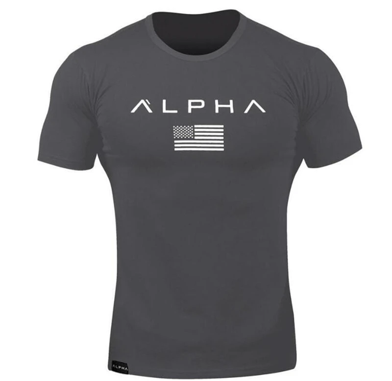 Mens Military Army T Shirt Men Star Loose Cotton T-shirt O-neck Alpha America Size Short Sleeve Tshirts