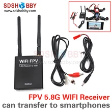 RW832 FPV 5.8G 32CH WIFI Receiver Module 5.8G/AV Transfer to WIFI Transmission or to IOS/ Android Smartphone Tablet