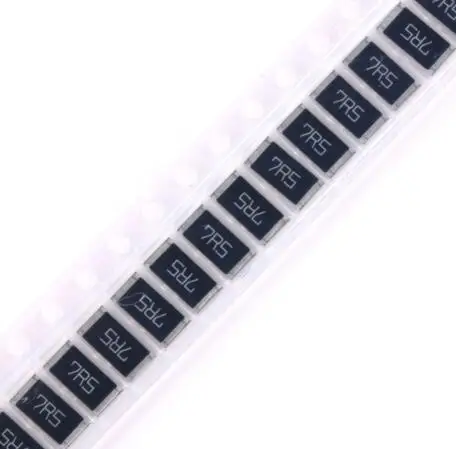 50 шт. SMD резистор 2512 Ом 7 5 R 7R5 сопротивление чипа 1 Вт 5% хорошее
