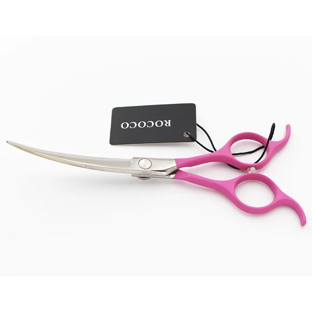 6inch Pet Curved Hair Scissor  1