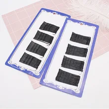 36 шт./компл. 4 см профессиональные заколки для волос черные булавки Кудрявые Волнистые шпильки невидимая заколка для волос парикмахерские инструменты для укладки DIY