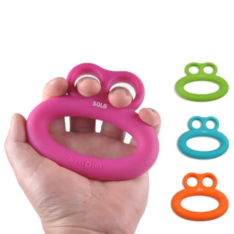 Finger Silica Gel Grip Ring Rehabilitation Finger Training Finger