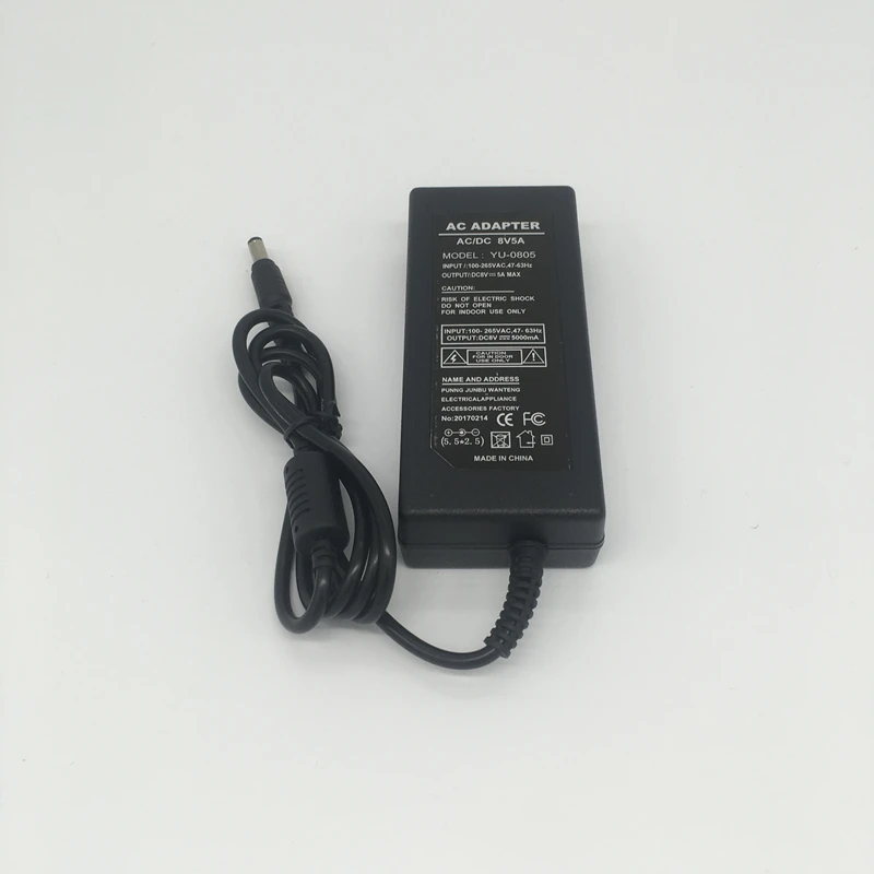 

Power Adapter 8V 5A Switching power supply for Yongnuo LED Video Light YN600L Series YN300III YN168 YN216 YN1410 YN300Air