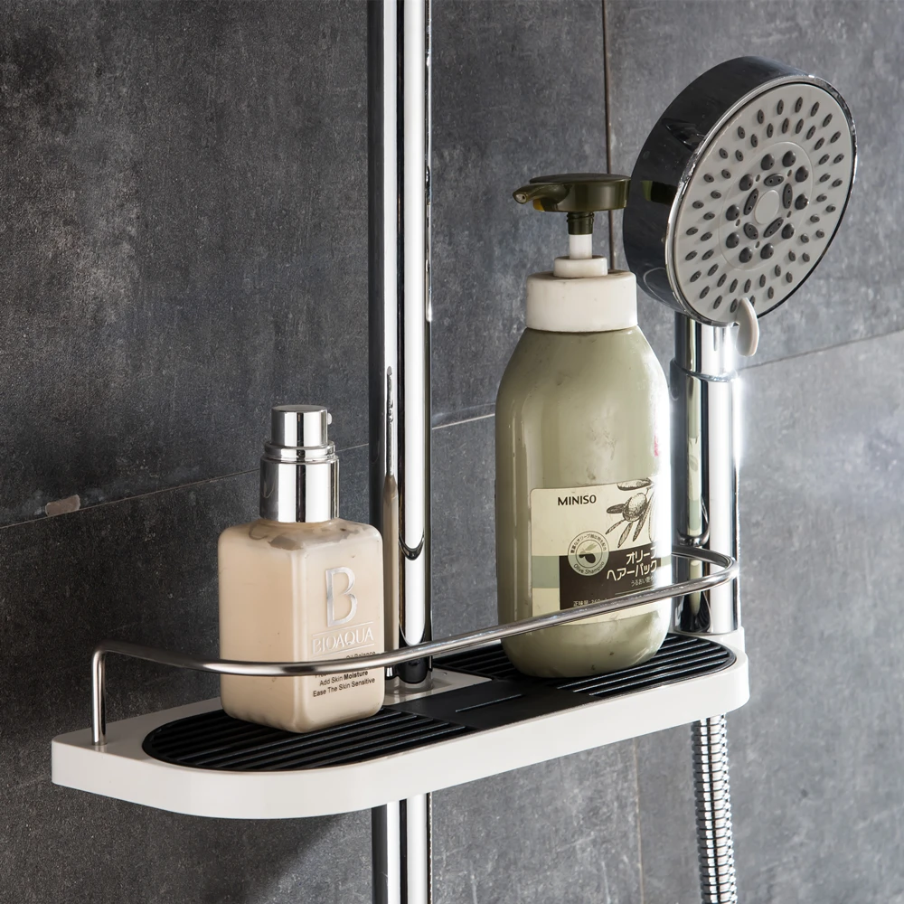 Luxus Kosmetische Aufbewahrungsbox Bad Regal Halter Bad accessoires  Badezimmer Regal Dusche Shampoo MCI|Bathroom Shelves| - AliExpress
