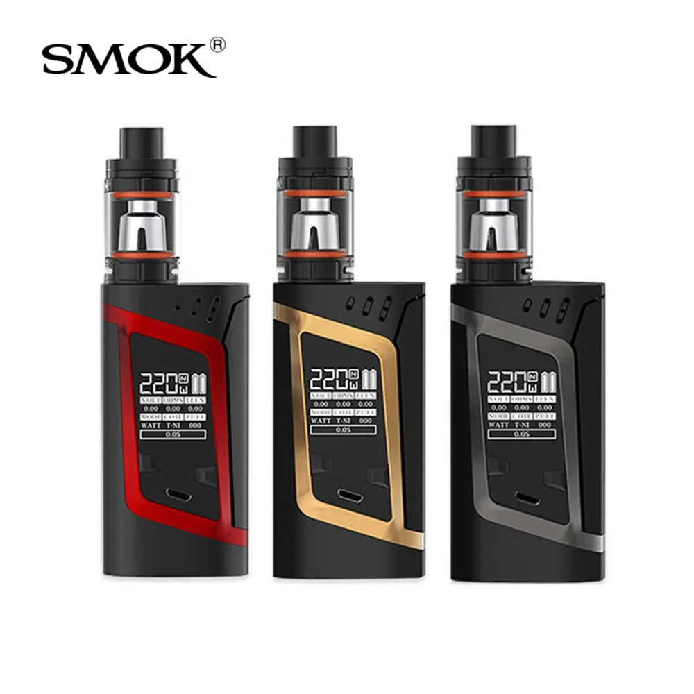 Original SMOK Alien Kit with TFV8 Baby Beast Sub-Ohm Tank 3ml eliquid capacity 220W Output Smok Alien Mod electronic cigarette Original SMOK Alien Kit with TFV8 Baby Beast Sub-Ohm Tank 3ml eliquid capacity 220W Output Smok Alien Mod electronic cigarette