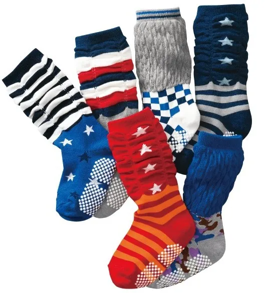 

5pairs/lot New middle top kids boys socks cotton children socks floor anti slip baby socks for 0-3years (length 12-15cm)