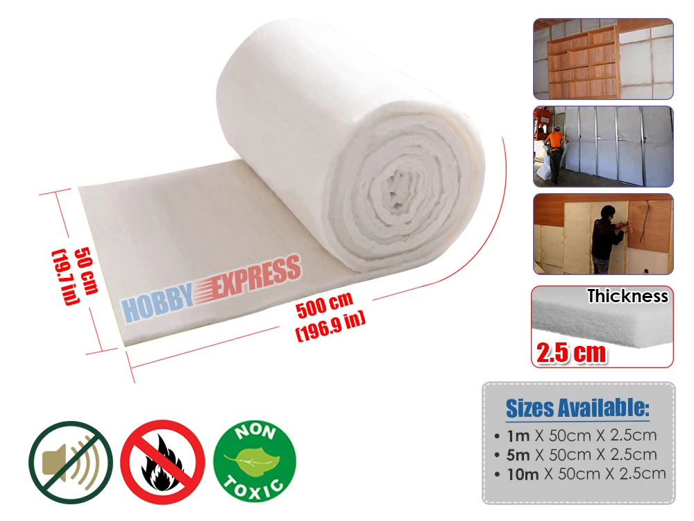 Arrowzoom Polyester Wadding Dacron Batting Upholstery Grade Fabric