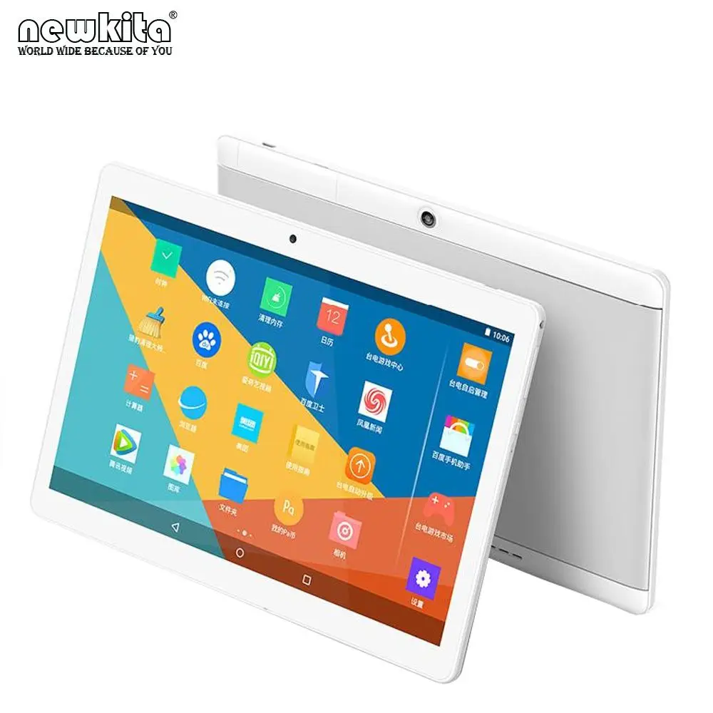 

Newkita Cheapest 3G Octa Core Tablet 10.1 inch 1280*800 IPS Android 6.0 Phablet ROM 32GB GPS Tablet PC 7 9 10 Gamepad Metal Case