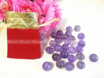 

5pcs/Bag Natural Amethyst Balls Purple Quartz Crystal Balls Lucky Fengshui Small A263CL Natural quartz crystal and stones