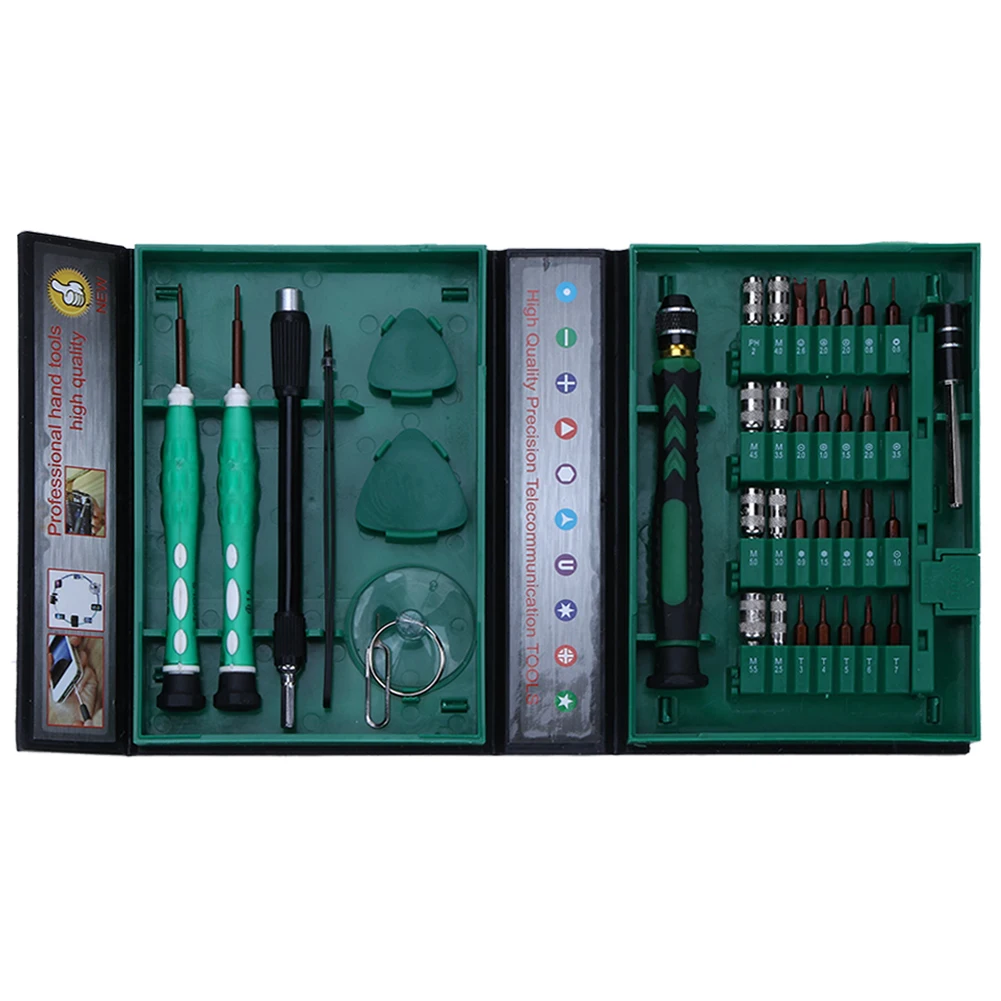 

38 in 1 Multi-function Precision Screwdriver Set Repair Tools Kit S2 alloy steel for Cell Phone for Notebook Pad Screwdriver