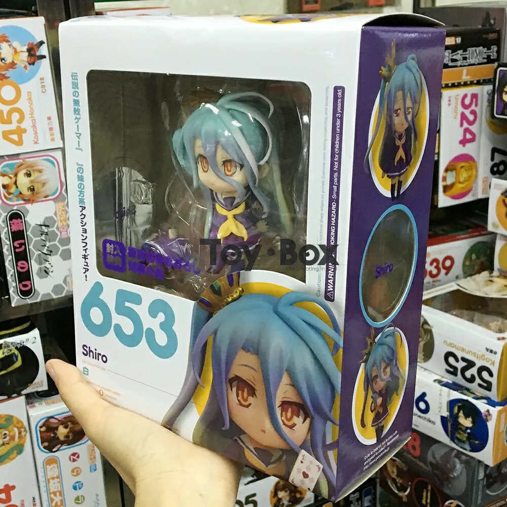 Nendoroid No Game Life Sora 652 Shiro 653 мультяшная игрушка ПВХ фигурка Модель Кукла подарок|action