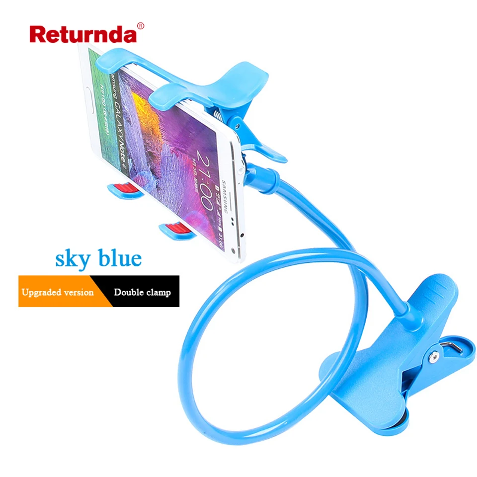 Returnda Phone stand lazy mobile phone flexible bracket universal Car Phone Holder 360 rotating vehicle bracket vertical desk (4)