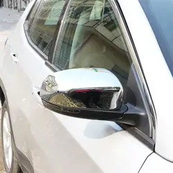 Автомобильный Стайлинг Fit для Jeep Compass 2017 2018 2019 боковые зеркальными дверцами зеркало заднего вида задние хромированные Чехлы накладки крышки