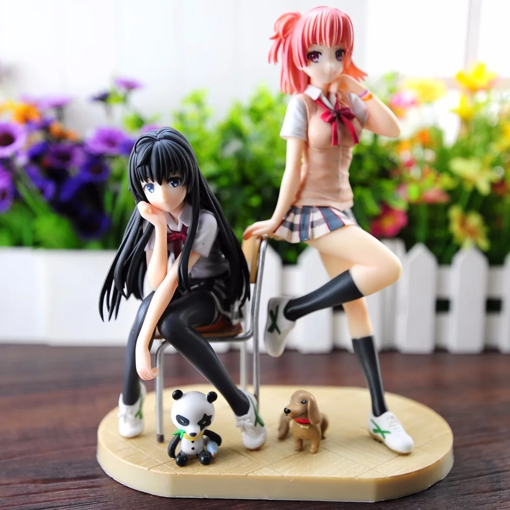 

Anime My Teen Romantic Comedy SNAFU Yukinoshita Yukino & Yuigahama Yui PVC Action Figure Collection Model Doll Toy