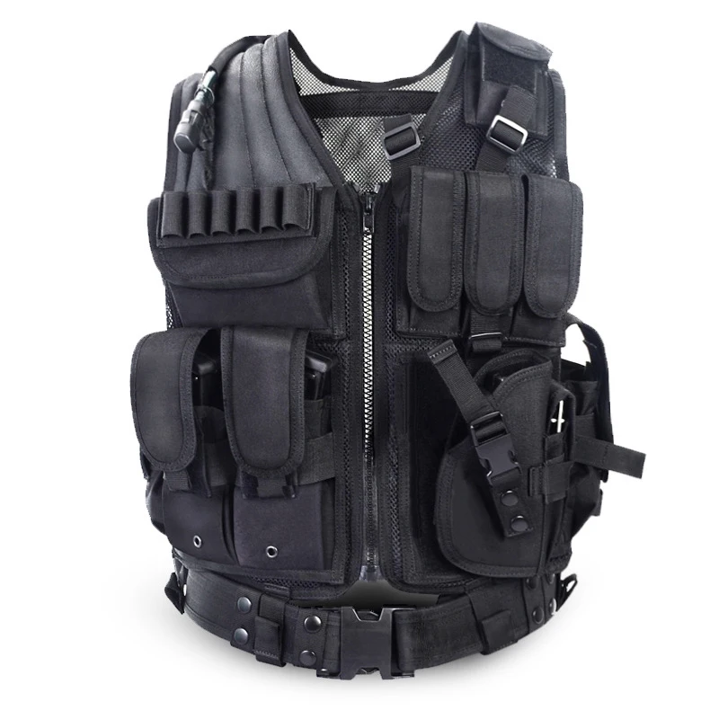 MAGCOMSEN Tactical Vest Miliatry Waistcoat MOLLE Equipment Airsoft Combat Accessories SWAT Safety Guard Special Force Vest XS-01