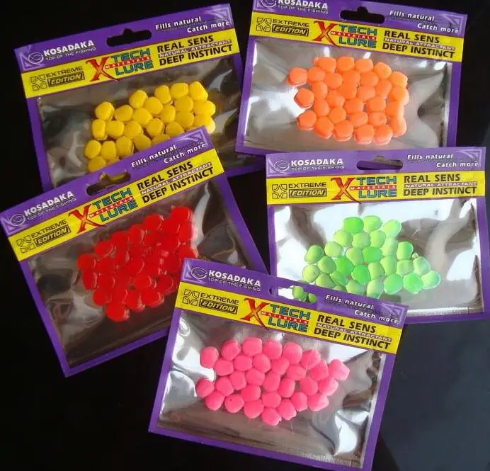 30Pcs Soft Simulation Corn Kernels Fish Bait Carp Bass Corn Fishing