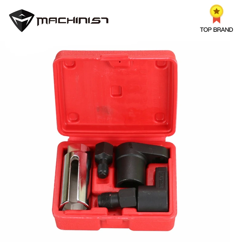 

5pcs Oxygen Sensor Socket Wrench Thread Chaser Tool Kit Fit for All Auto O2 Socket Removal Installation Install Offset Vacuum