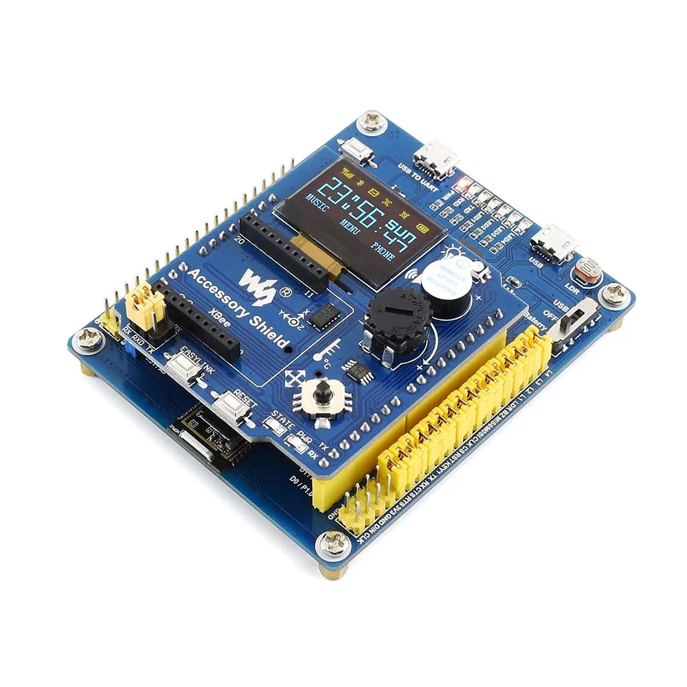 Waveshare nRF52840 Bluetooth 5 0 оценочный комплект подключение Raspberry Pi|Демонстрационные