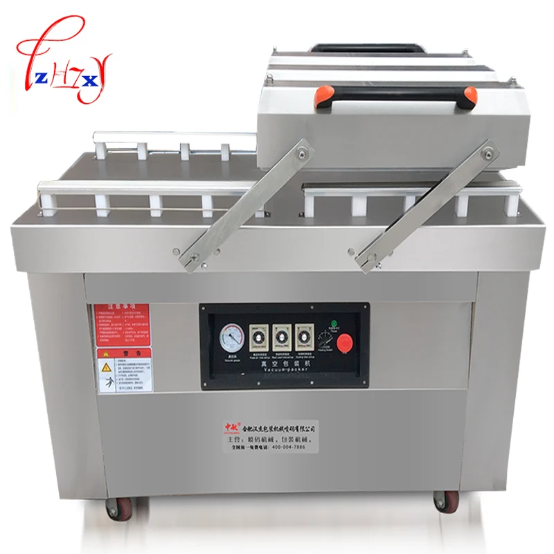 

Automatic business Vacuum Food Sealers double chamber vacuum dry-wet vacuum sealed baking sealing machine stainless steel 1pc