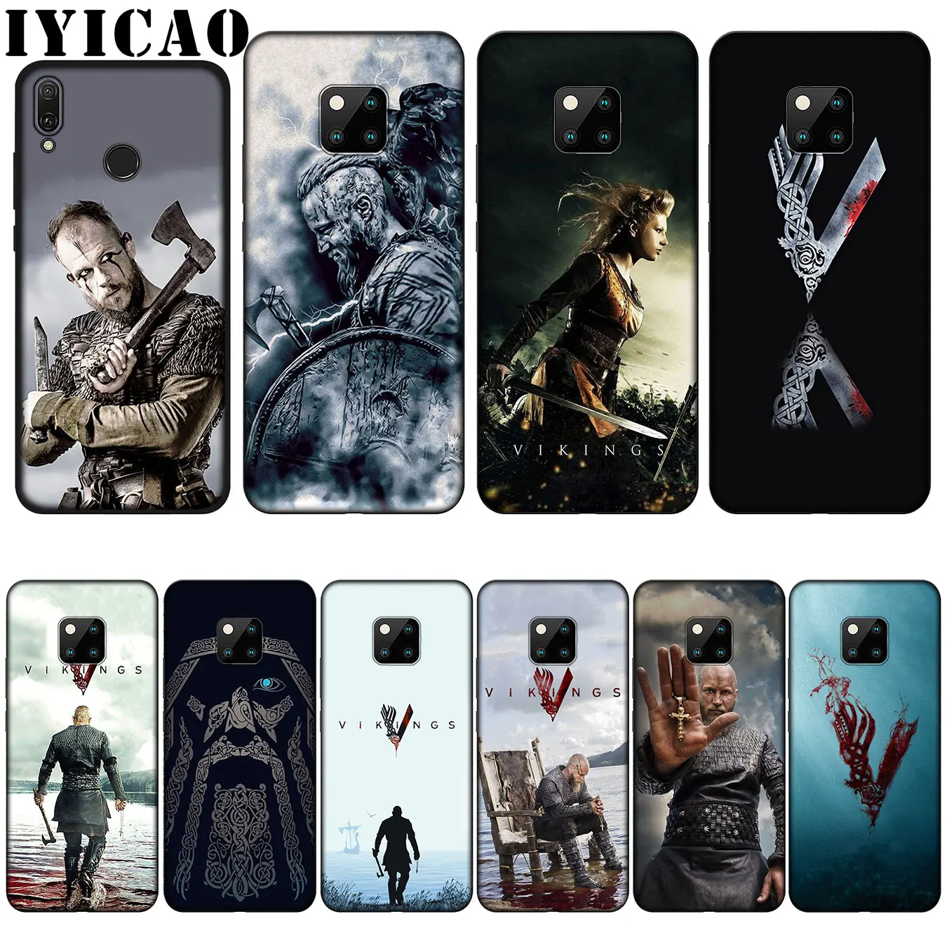 Модный Улучшенный силиконовый мягкий чехол vikings серии 4 для Huawei Nova Smart 5 5T 5i 4E 3i 3 2i 2