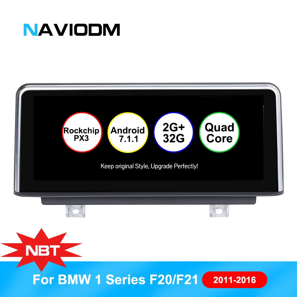 

10.25 inch Android 7.1 Car Navigation Player Auto Multimedia Car Audio for BMW F20 F21 F23 Cabrio With NBT System