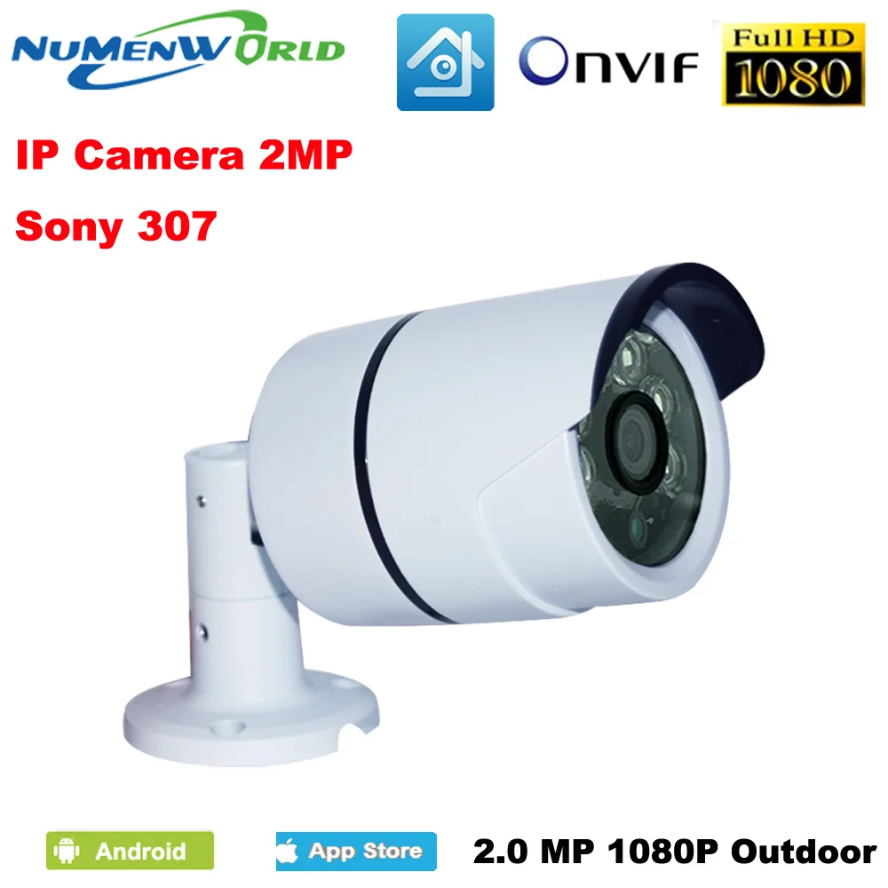 Лучшая водостойкая ip-камера 1080 P камера безопасности IP 2MP мини-пуля ip-камера Открытый камера onvif CCTV P2P с датчиком sony