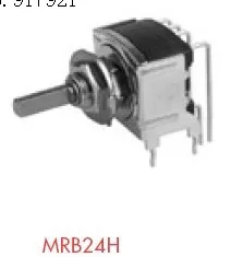 

[ZOB] 45 indexing rectangular-shaped bipolar rotary switch MR-B24H Japan nkk rotary switch toggle switch --10pcs/lot