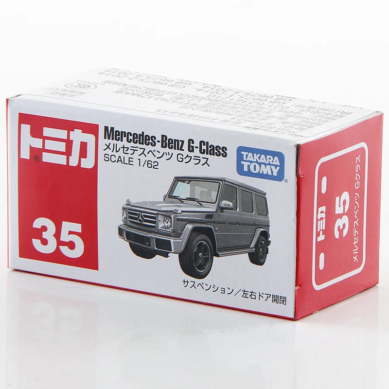 

Takara Tomy Tomica 1:62 Mercedes-Benz G-Class Model Vehicle Metal Diecast Toy Car New #35