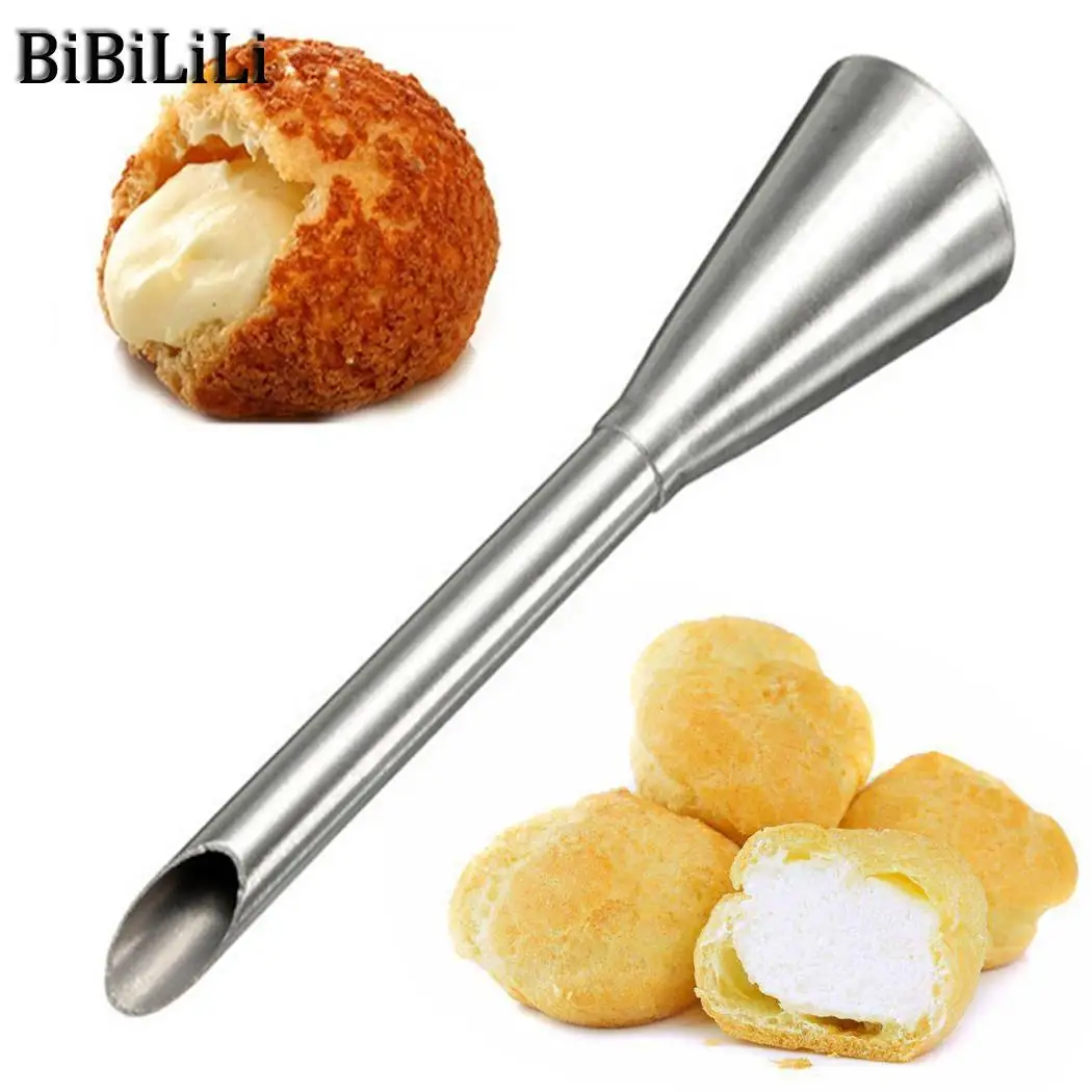 

Baking Puffs Silver Kitchen Steel Home Bakery Decoration Stainless Shop Pastry etc Nozzle Cream Cake House Polishing