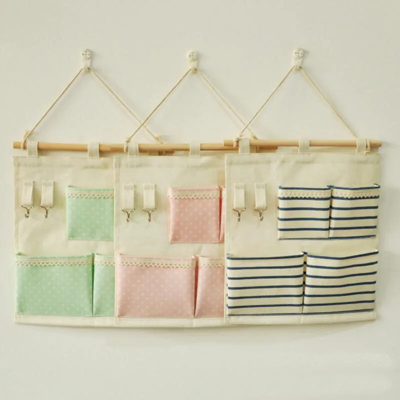 Multifunction Wall Hanging Storage bag Makeup Cosmetic Storage Box Organiser Foldable Organizer