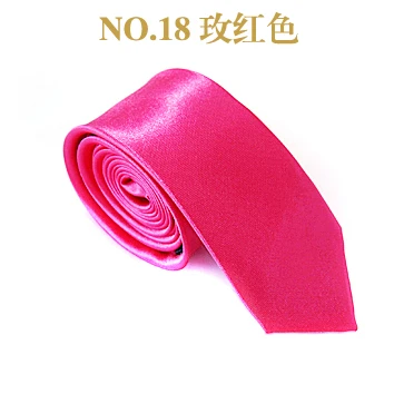 Галстуки Женские однотонные шелковистые узкий галстук на шею тонкие гладкие Галстуки для отдыха универсальные простые трендовые