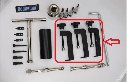 

3PCS common rail pump retainer tool for CP3 pump, common rail pump disassemble tool, common rail pump dismounting tool kits