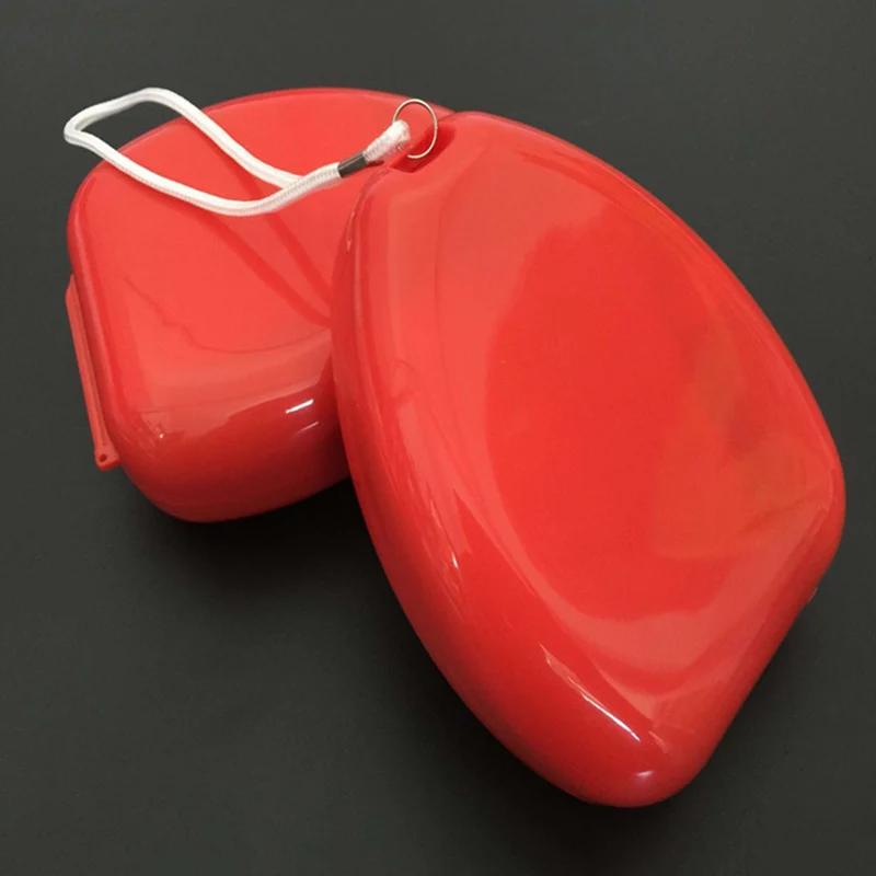 

CPR Face Protect Mask One-way Valve Case Kit for First Aid Training Teaching TU-shop