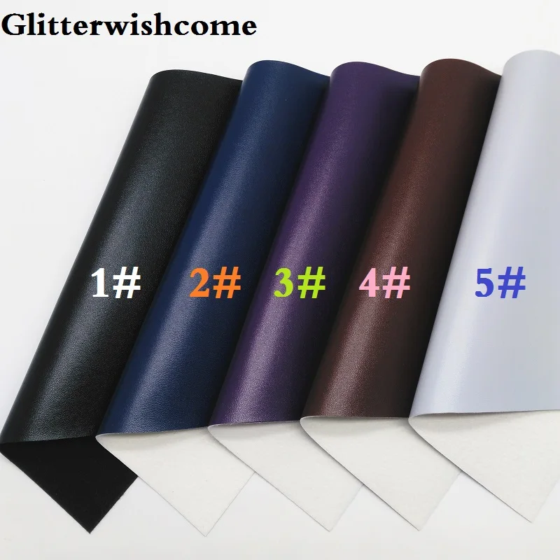 Glitterwishcome 21X29 см A4 размер винил для бантов наппа кожа Fabirc искусственная кожа листы для бантов, GM197A