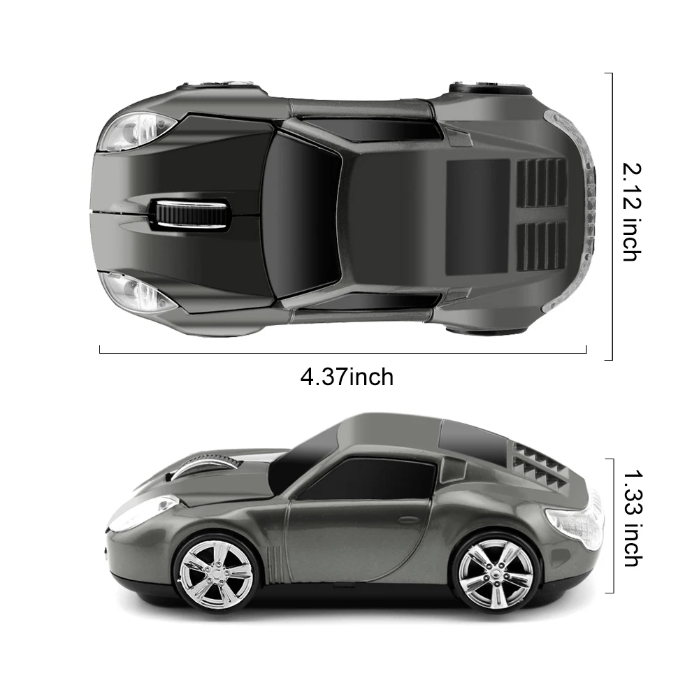 CHYI Wireless Optical Car Mouse Ergonomic 1600 DPI Coupe Racing Automobile Sportscar Mice 2.4Ghz Sem Fio Rato Roadster Super Car