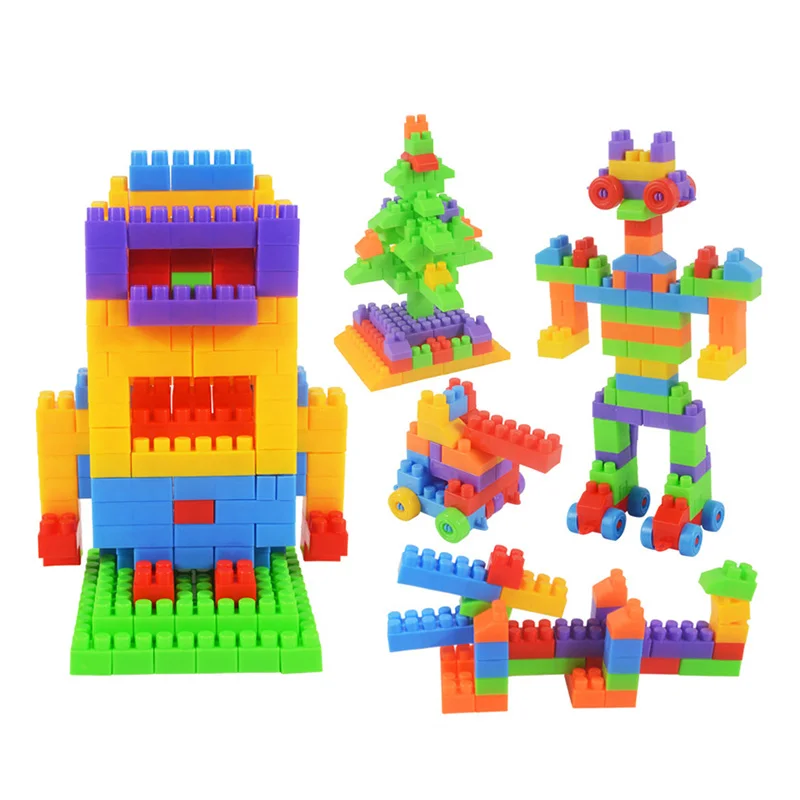 Skup 182 sztuk 260 sztuk montowane cegły DIY Model zestawy klocków budowlanych klocki edukacyjne zabawki dla dzieci dzieci prezenty @ Z363