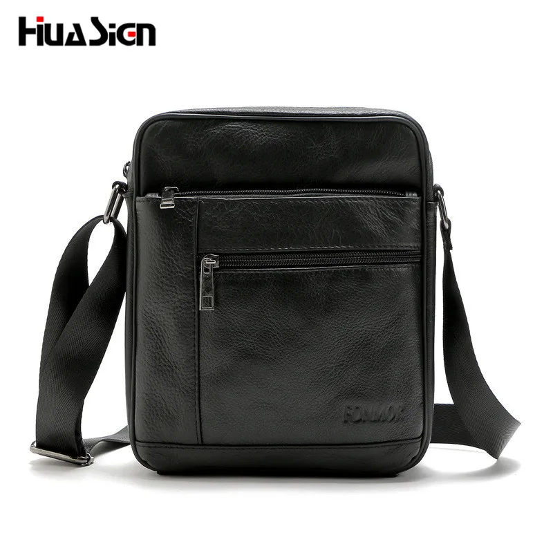 

Genuine Leather Men's Crossbody Bag Casual Business Leather Mens Messenger Bag Vintage Men Bag
