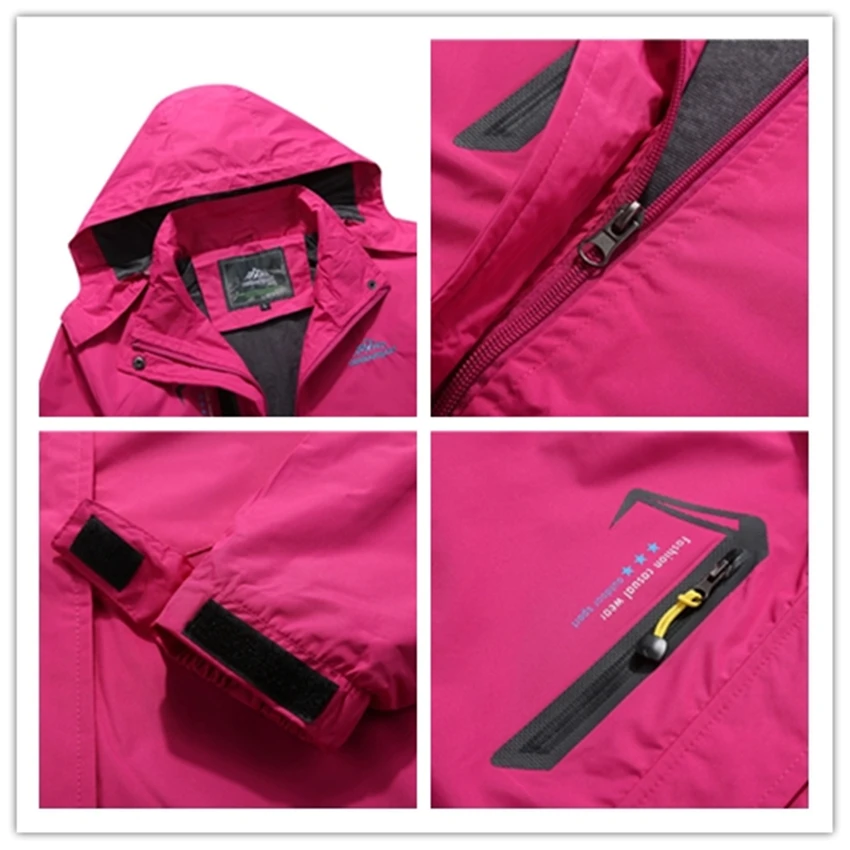 NaranjaSabor 2018 Women's Spring Autumn Casual Solid Jackets Breathable Windbreakers Women Waterproof Coats Female Overcoats 4XL