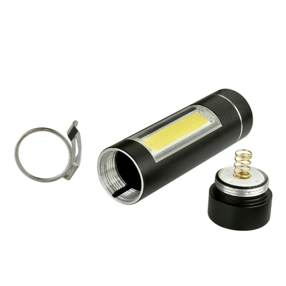 Mini Torch Led Light 1 Modes Glare Flashlight XPE Q5 COB LED Flashlight Pocket Clip 14500AA Torch Light Zaklamp 40MAY9 (1)