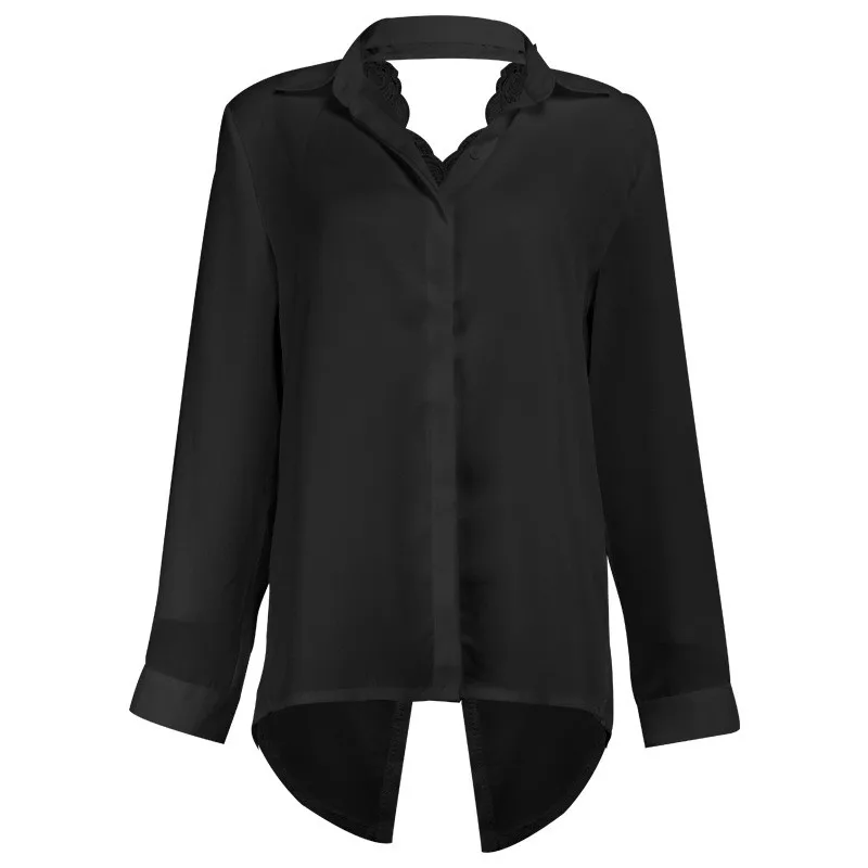 yashangyi Chiffon Lace Womens Tops and Blouses 2019 New Fashion Spring Long Sleeve Woman Dames Shirts Solid Ladies Top Blusas yashangyi Chiffon Lace Womens Tops and Blouses 2019 New Fashion Spring Long Sleeve Woman Dames Shirts Solid Ladies Top Blusas