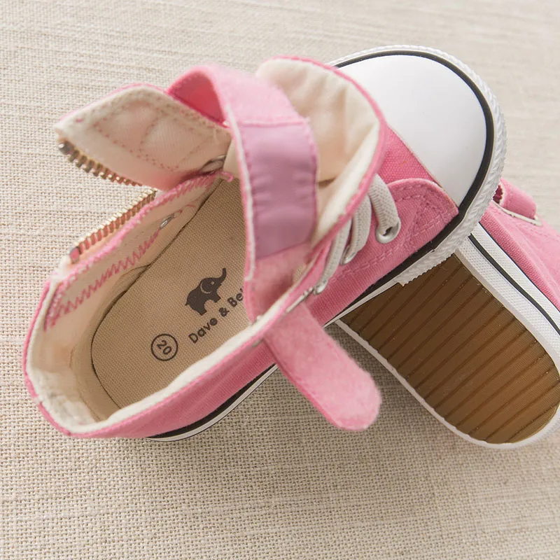 DB6432 Dave Bella/Осенняя парусиновая обувь для маленьких мальчиков и девочек; Брендовая обувь