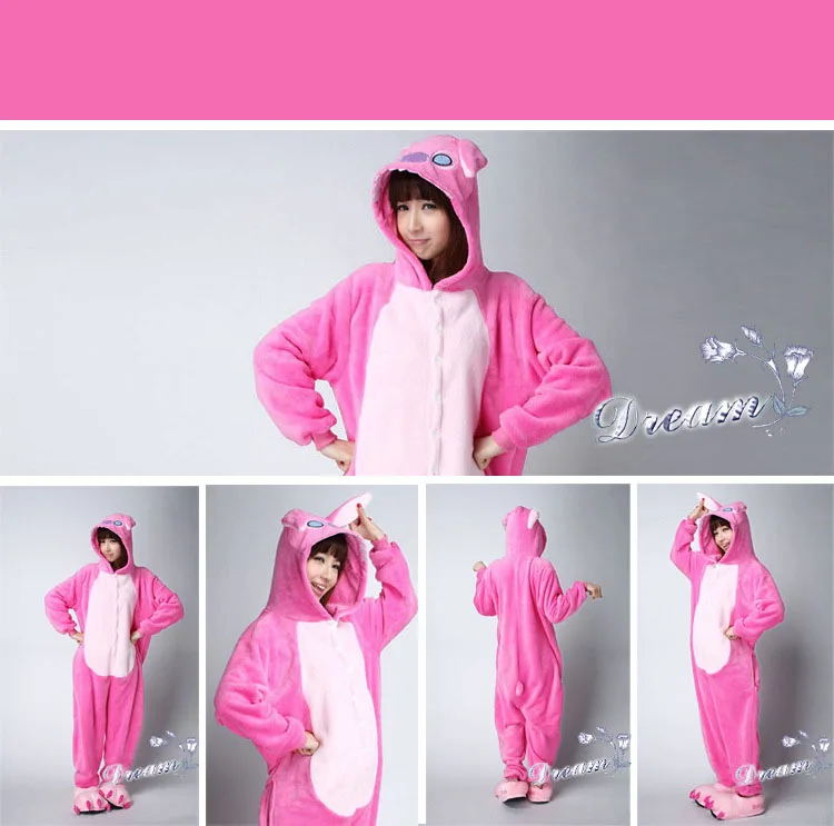 stitch adult onesie kigurumi pajamas