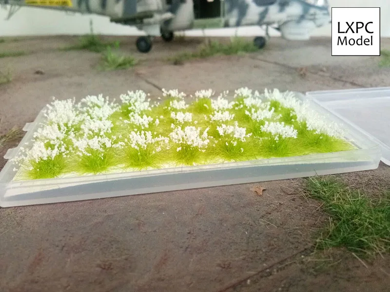 Искусственный цветок трава цветок белой орхидеи кластерная модель DIY сцена материал