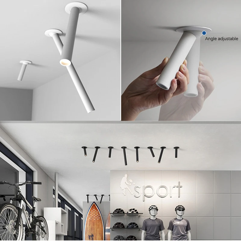  Modern LED Ceiling Light 7W dimmable Lights diameter 300mm Kitchen Company Table Pipe Tube Lamp Din - 32821088520