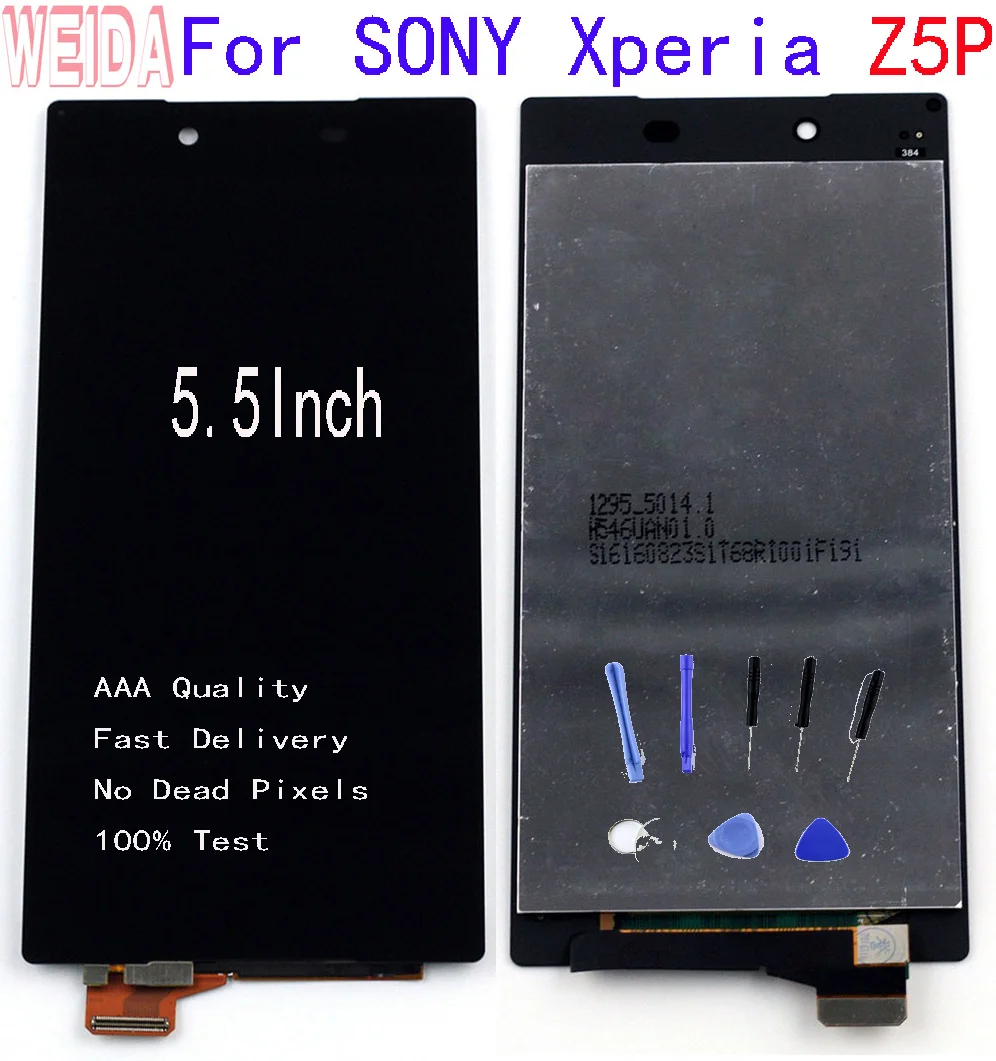 ЖК-дисплей WEIDA 5 ''для SONY Xperia Z5 Premium Z5Plus E6883 E6833 E6853 Z5p дисплей с сенсорным экраном