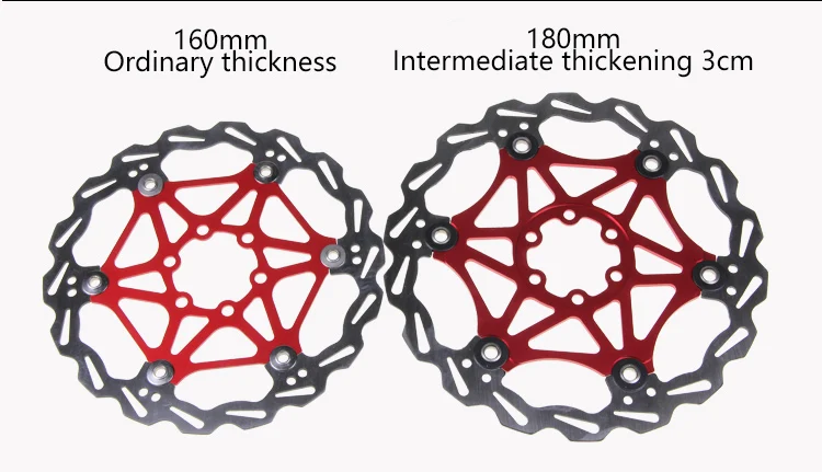 Велосипедный дисковый тормозной ротор MTB ультра-светильник плавающие дисковые роторы 160/180/203 мм IIIPRO тормозных колодок поплавок роторов шесть велосипедные Болты части