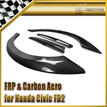 Автомобиль-Стайлинг для Honda Civic FD2 M и M карбоновое волокно заднего широкого крыла вспышки 4 шт