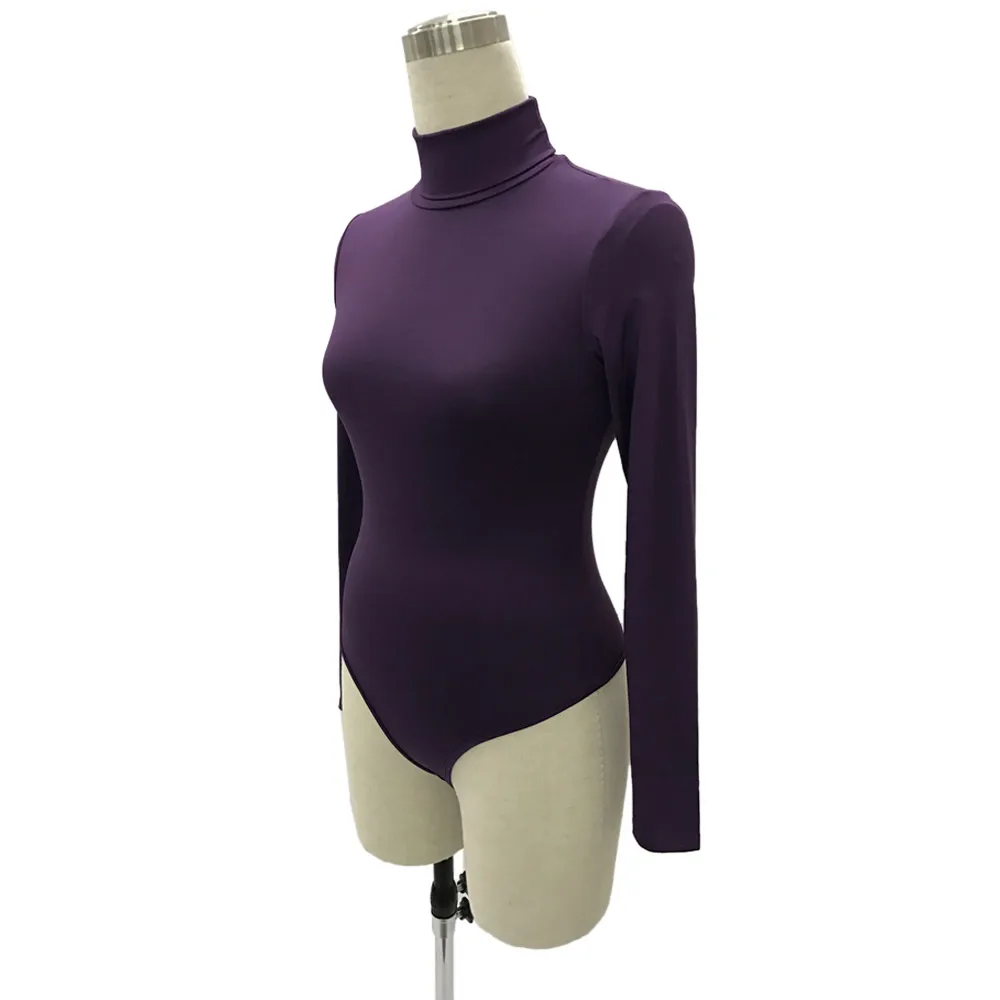 Turtle Neck Bodycon Bodysuit for Women 42 19276-3